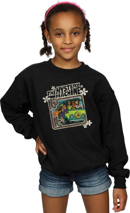 Actual product image Scooby Doo Girls Mystery Machine Sweatshirt (128)