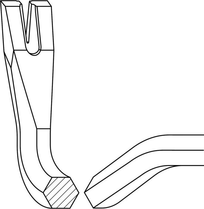 Actual product image Rennsteig Nail iron - Werkzeu