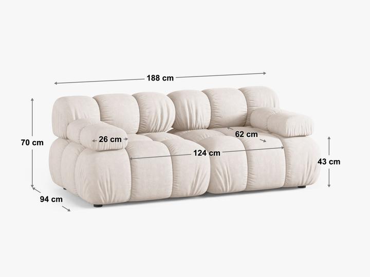 Actual product image Micadoni Bellis (2 person sofa, Modular sofa)