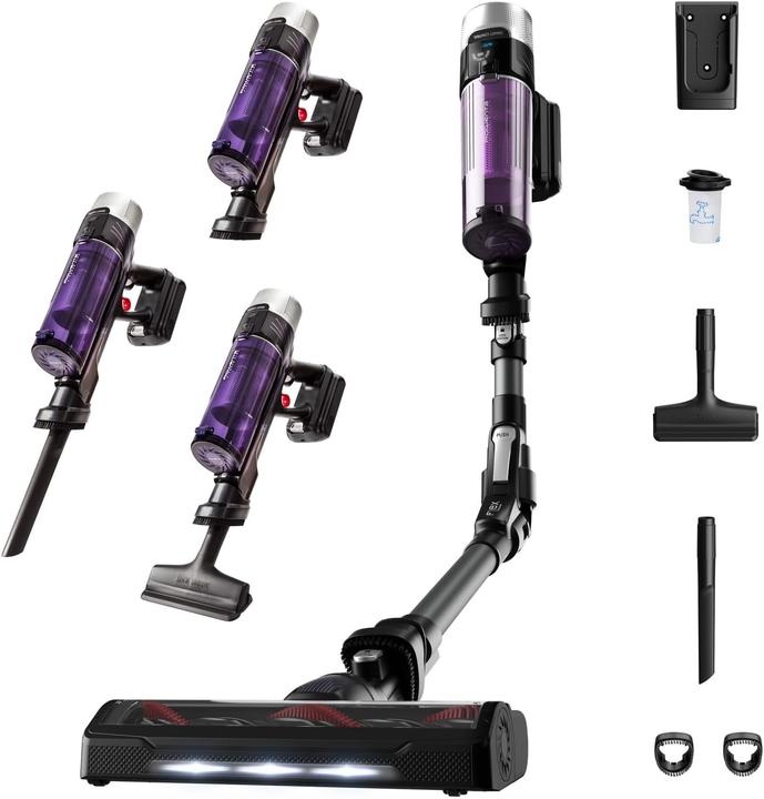 Actual product image Rowenta X-Force Flex 9.60 Allergy cordless hoover (RH2038), black/purple