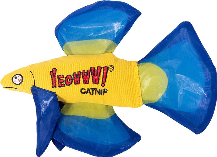 Immagine prodotto Yeowww Mo Betta Fish - Blu (Catmint giocattolo)