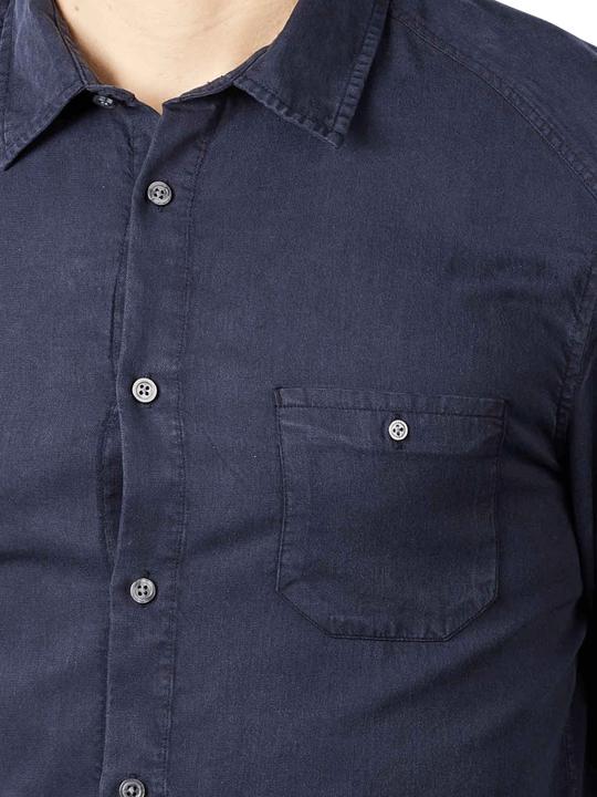 Produktbild Drykorn Long Sleeve Laremto Shirt Classic Fit Dark Blue (M)