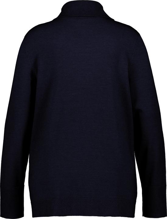 Produktbild Ulla Popken Rollkragenpullover, breite Rippbündchen, Langarm (50, 52)