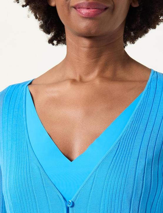 Actual product image Pinko Legend Knit Transparent Crepe Jacket (S)