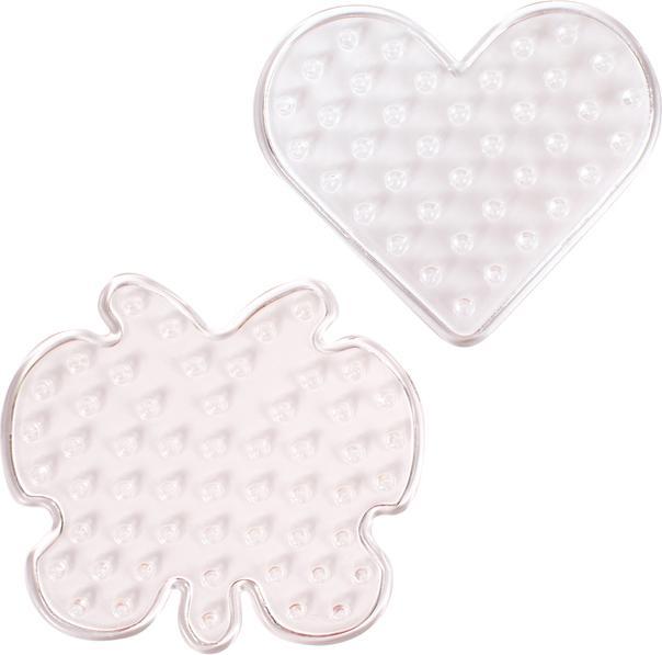 Actual product image Playbox Steckplatten für Bügelperlen - Schmetterling und Herz - 2er Set