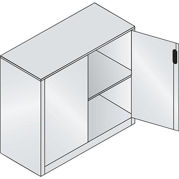 Image du produit C+P Armoire basse ACURADO (120 x 50 x 100 cm)