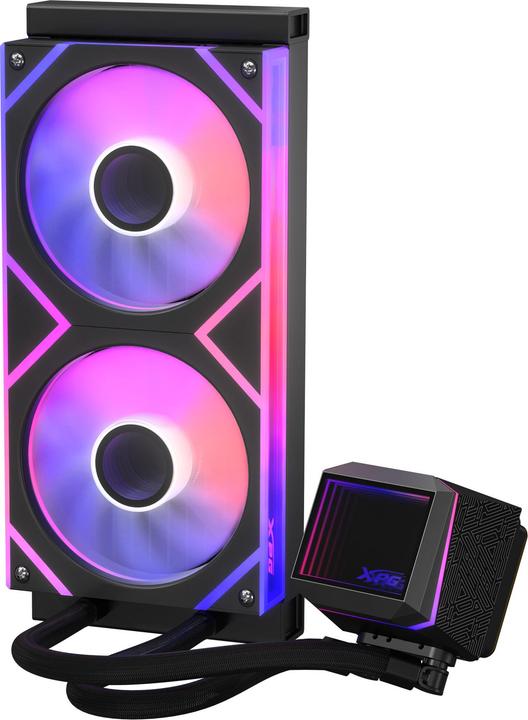 Produktbild Adata WAK XPG LEVANTE II 240 (2*120mm ARGB Fan) schwarz retail