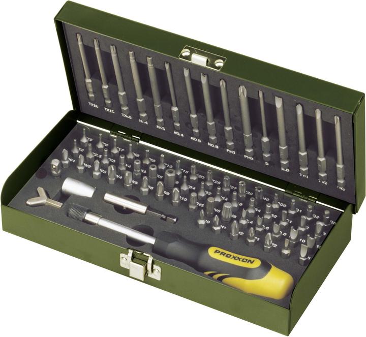 Actual product image Proxxon Super safety and special bit set (Hexagon socket TX M10, Hexagon socket TX M15, Hexagon socket TX M20, Hexagon socket TX M30, Cross Phillips PH M1, Cross Phillips PH M2, Hexagon socket TX M5, Hexagon socket TX M6, Hexagon socket TX M7, Hexagon socket TX M8, Hexagon socket TX M9, Hexagon socket TX M25, Hexagon socket TX M27)