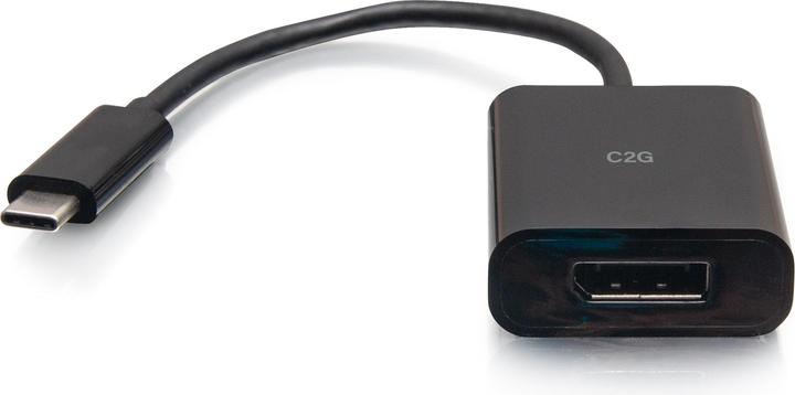 Produktbild C2G USB-C to DisplayPort Adapter Converter - 4K 60Hz - Black - Adapter - 24 pin USB-C (M) to DisplayPor (USB Typ-C, 4.19 cm)