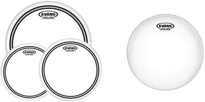 Evans EC2S Clear Rock Pack (Drum set)