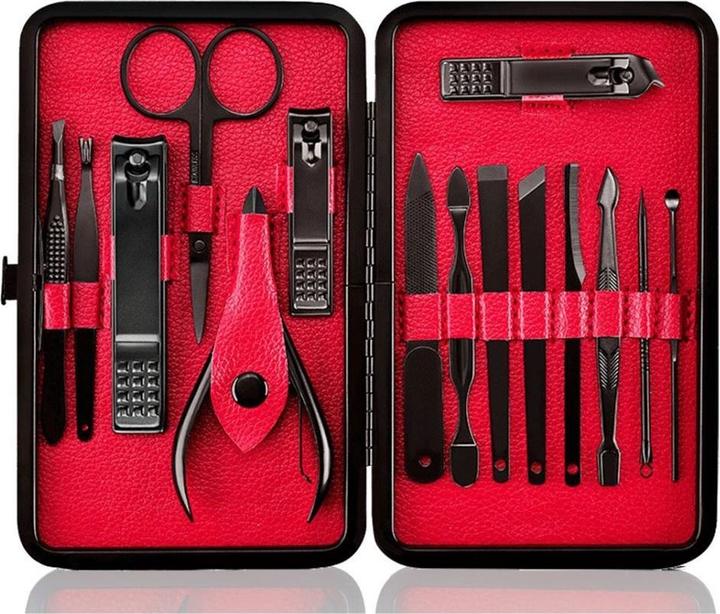 Produktbild Noya Pediküre Maniküre Set, Edelstahl Pflege-Etui Reise Kosmetik