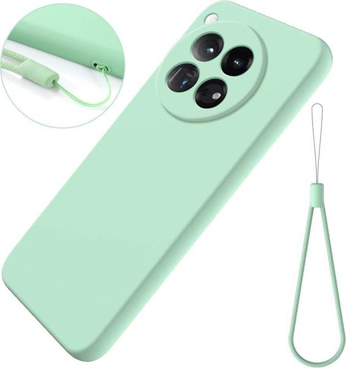Image du produit Cover-Discount OnePlus 12 - Étui en caoutchouc silicone vert (OnePlus 12)