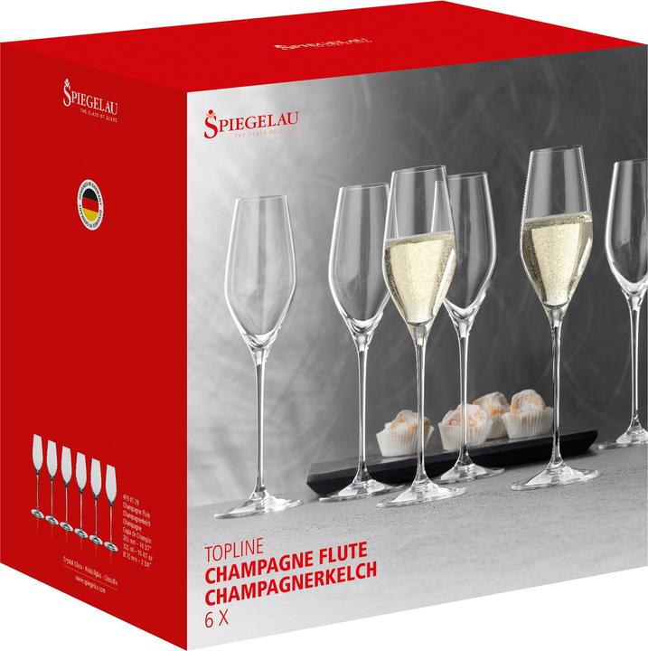 Produktbild Spiegelau Topline (30 cl, 6 Gläser, Sektgläser)
