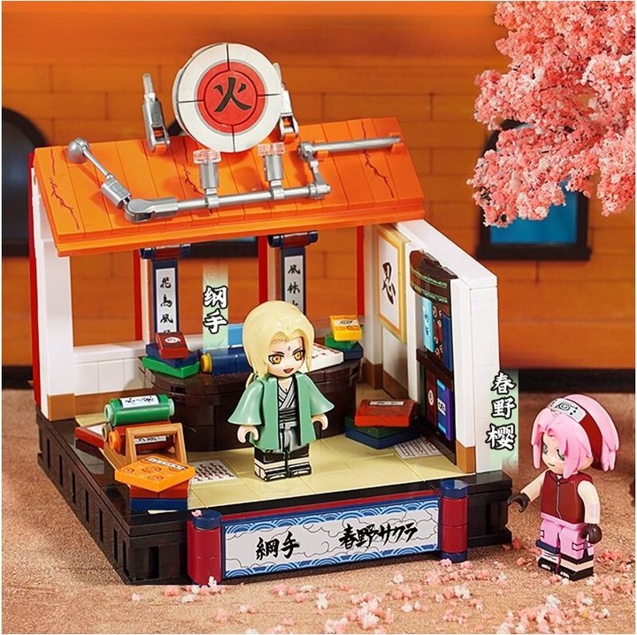 Actual product image Qman Diorama office of the Hokage