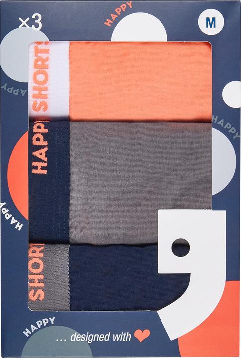 Produktbild Happy shorts Boxer Jersey (XXL, 3er Pack)