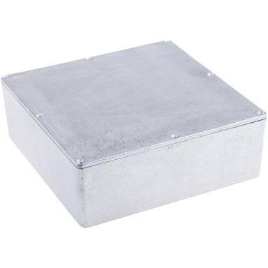 Thumbnail - Hammond Gehäuse Aluminium 188x188x64mm (Gehäuse), Elektronikzubehör + Gehäuse, Silber
