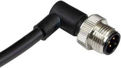 Produktbild RS PRO M12 Connector Male Angled,4W, 2m, Mini