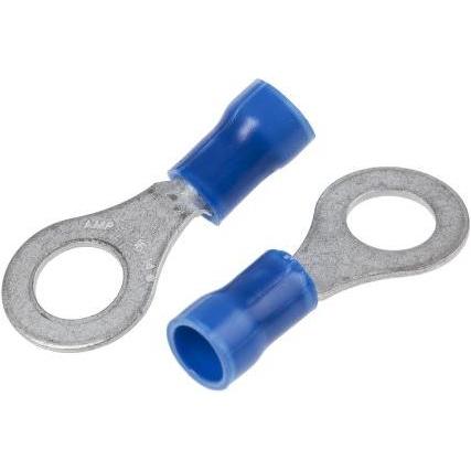 TE Connectivity, Kabelverbindung, Ring terminal, PLASTI-GRIP, blue, M6