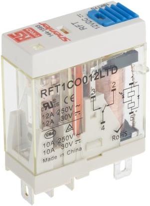 Produktbild Rs Pro Plug-in relay SPCO 12Vdc LED Lock&Diode