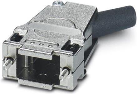 Image du produit Phoenix Contact 9 Way Metal D Conn Hood Angled
