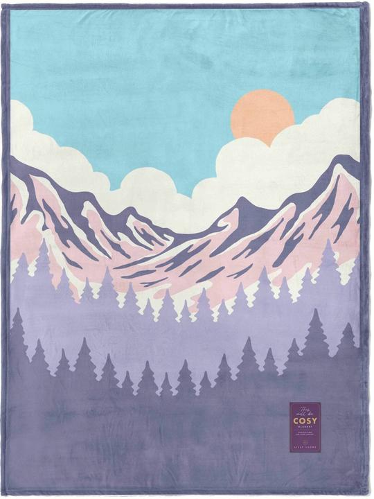 Produktbild Green Valley Fleecedecke 'Mountain Hug' (170 x 130 cm)