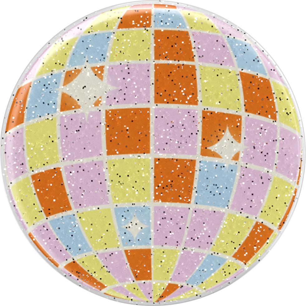 Thumbnail - PopSockets Retro Disco PopGrip, Smartphone Halterung, Transparent