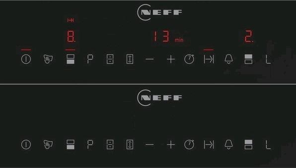 Actual product image Neff N 70, Domino-Kochfeld, Flex-Induktion, 30 cm, Schwarz, Mit Rahmen aufliegend, T63TDX1L0