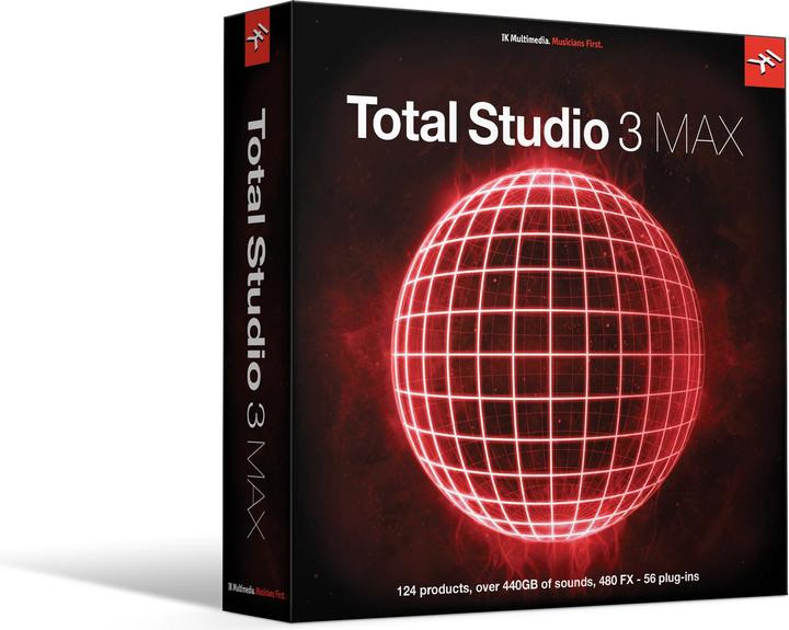 Actual product image IK Multimedia Total Studio 3 MAX Maxgrade - boxed