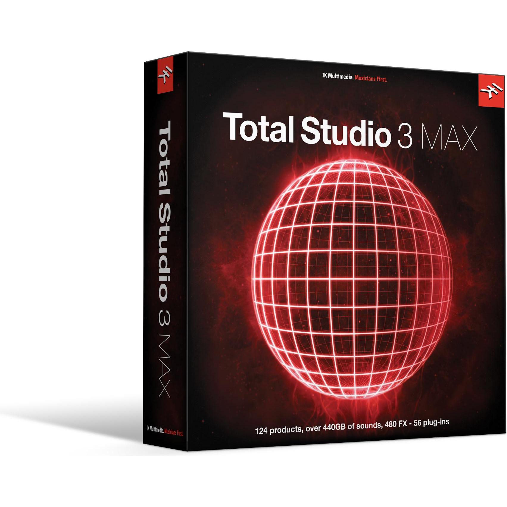 IK Multimedia Total Studio 3 MAX boxed, Elektronikzubehör + Gehäuse