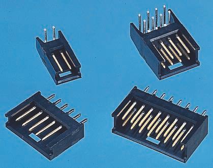 Produktbild TE Connectivity 30w double row r/a gold