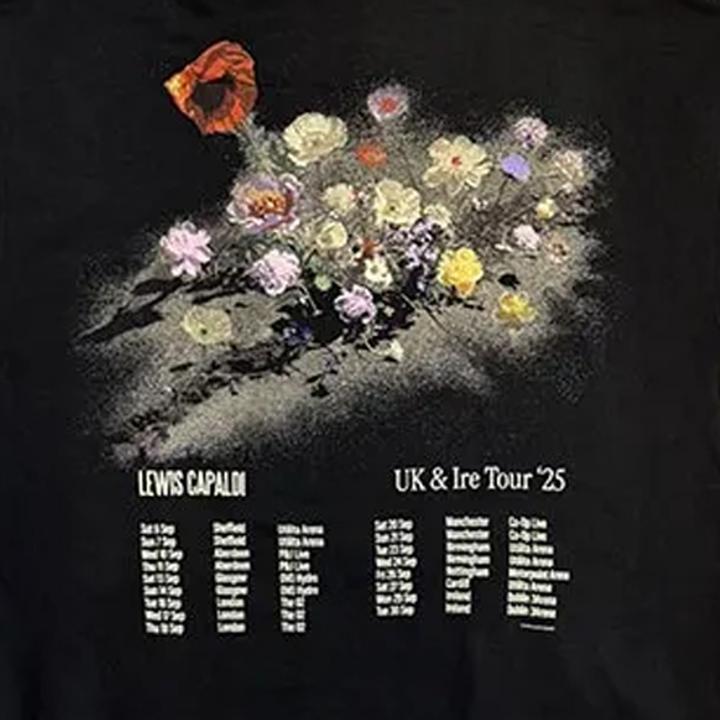 Produktbild Lewis Capaldi UK Tour '25 Kapuzenpullover Zum Überziehen (M)