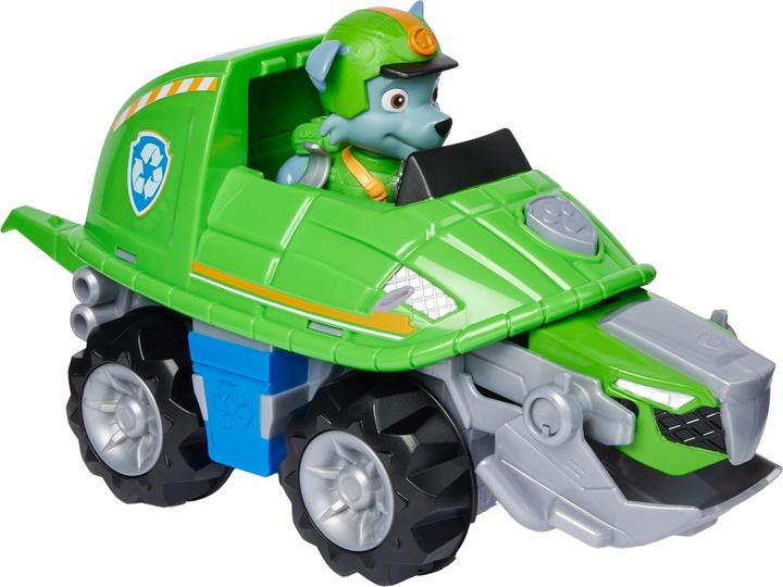 Actual product image Spin Master Paw Patrol Jungle Pups Deluxe Vehicle Rocky