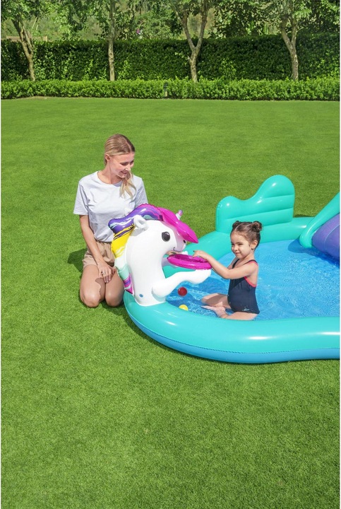 Actual product image Bestway Magic Unicorn Water Play Centre