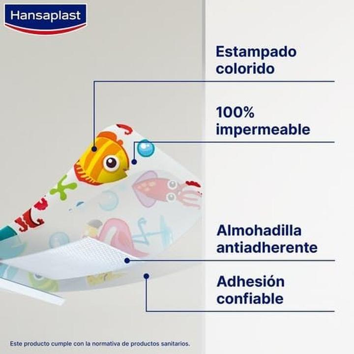 Produktbild Hansaplast Waterproof Adhesive Bandages Aqua For Kids - 20 Pieces (20x)