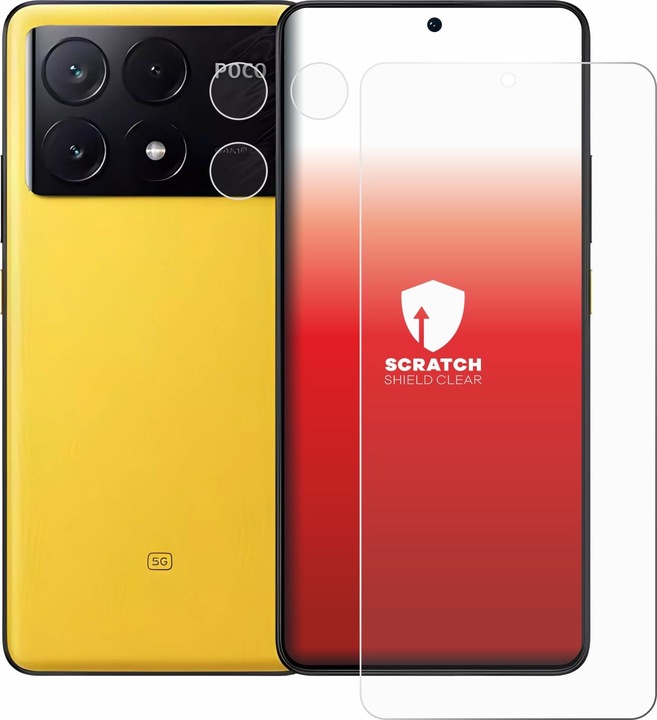 Produktbild upscreen Scratch Shield Displayschutz (1 Stück, Xiaomi Poco X6 Pro)
