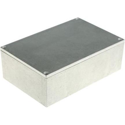 Hammond Gehäuse Aluminium 145x95x45mm (Gehäuse), Elektronikzubehör + Gehäuse, Silber