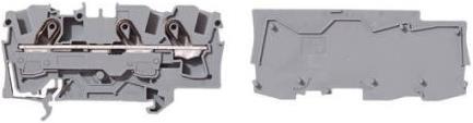 Immagine prodotto Wago Morsetto su guida DIN 3x6mm2 grigio