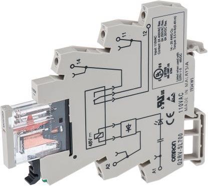 Omron Industrial Automation Interfacemodul G2RV 110VAC/DC 6A