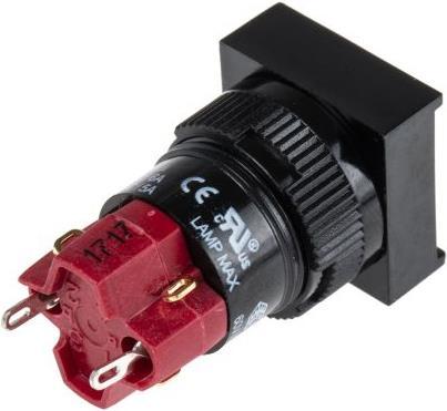 Immagine prodotto RS PRO Pushbutton switch,SPDT,square,latching