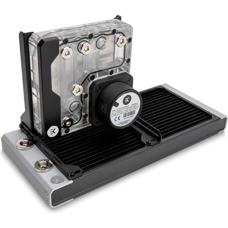 EKWB EK-Loop Angled Bracket - 140/140mm (140 mm), Wasserkühlung Radiator, Schwarz