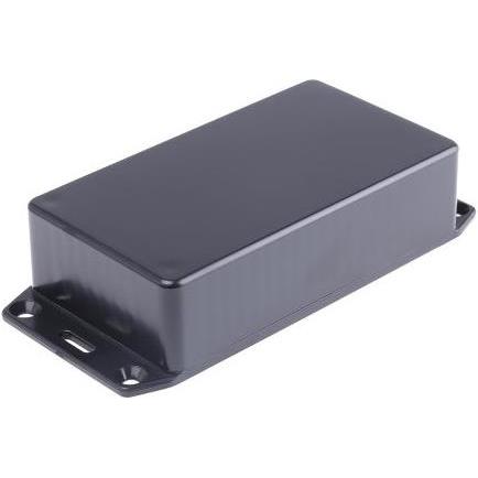 Hammond Mehrzweck-ABS-Gehäuse,gefla.112x62x27mm (Gehäuse), Elektronikzubehör + Gehäuse, Schwarz