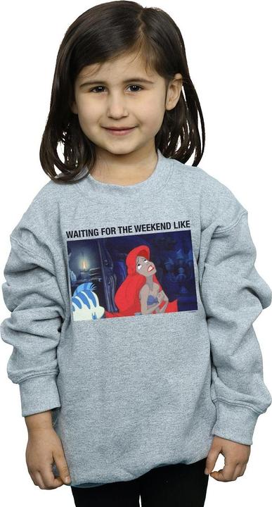 Produktbild Disney The Little Mermaid Waiting For The Weekend Sweatshirt Mädchen (116)