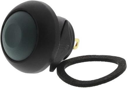 Actual product image RS PRO PB Switch,SPDT,green btn,snap in,sldr tm