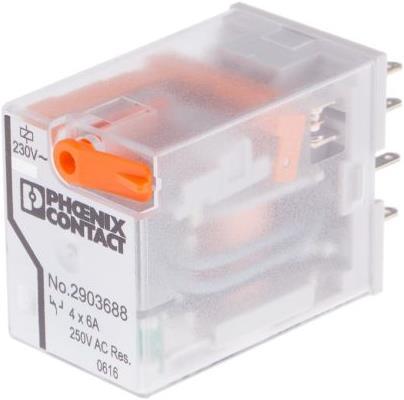 Produktbild Phoenix Contact REL-IR4 Plug In Power Relay 230AC/4X21