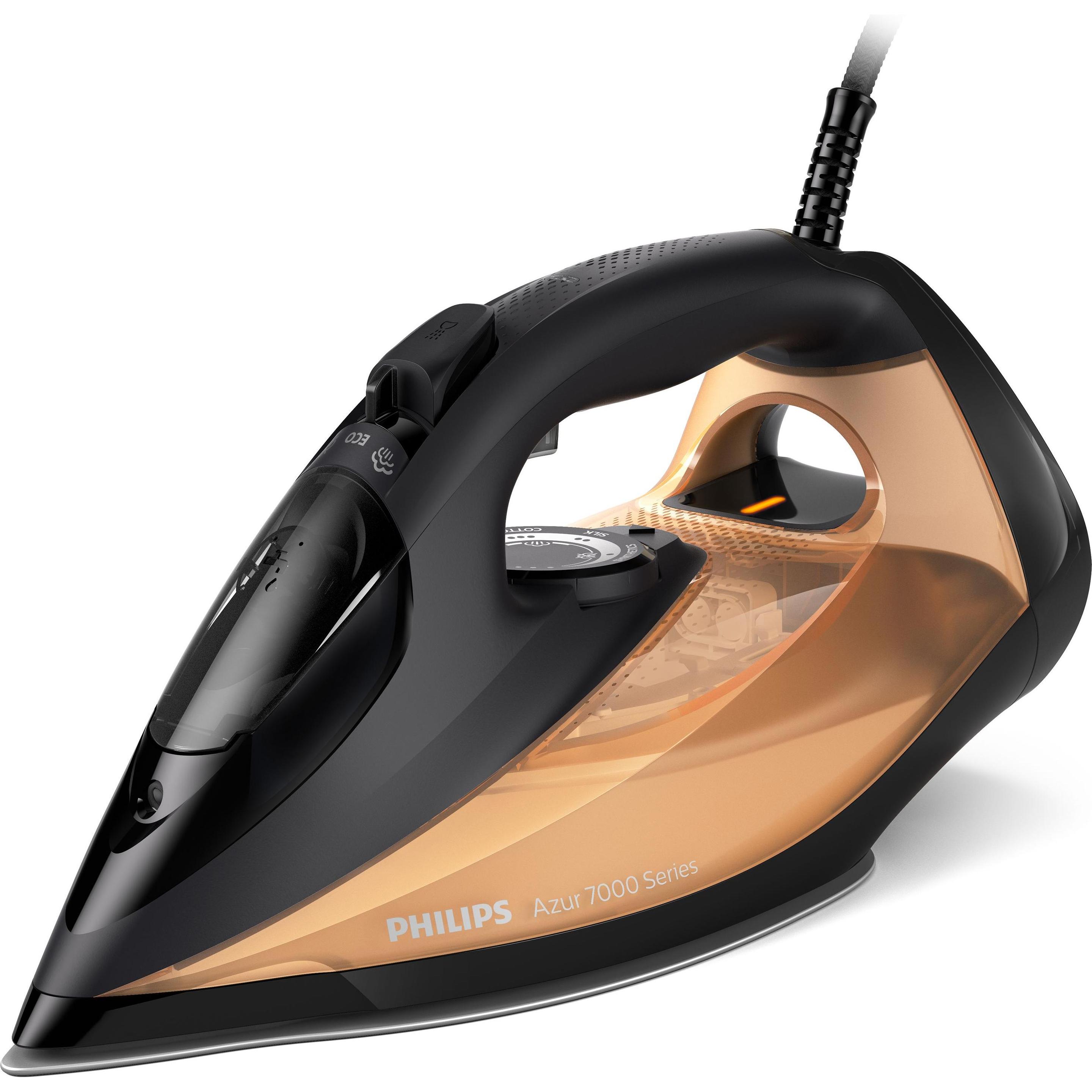 Philips DST7040/81, Bügeleisen, Schwarz, Gold