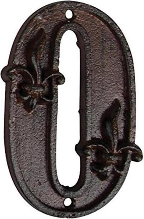 Produktbild Esschert Design Hausnummer 0 aus Gusseisen