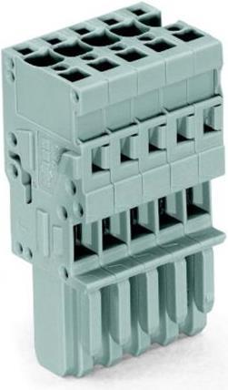 Produktbild Wago 1 Conductor Female Plug, 3 Pole Grey (Diverse)