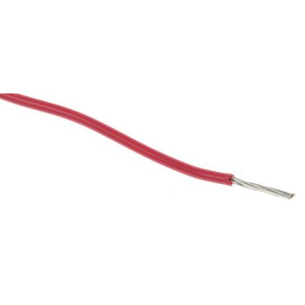 Rs Pro, Kabelleitung, UL1430 Hook-up wire 24AWG Red 100m (100 m)