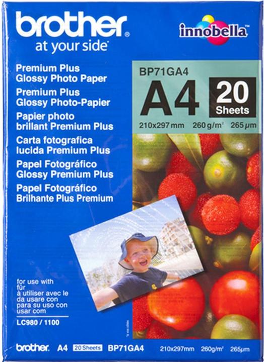 Produktbild Brother Bp-71ga4 (260 g/m², A4, 20 Stk.)