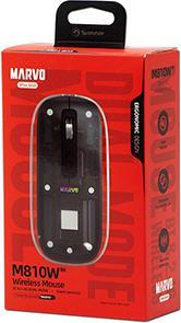 Actual product image Marvo PRISM B10 schwarz / Kabellose Maus / optisch / 1600 DPI / 4 Tasten / USB 2,4 GHz / Bluetooth (Wireless)